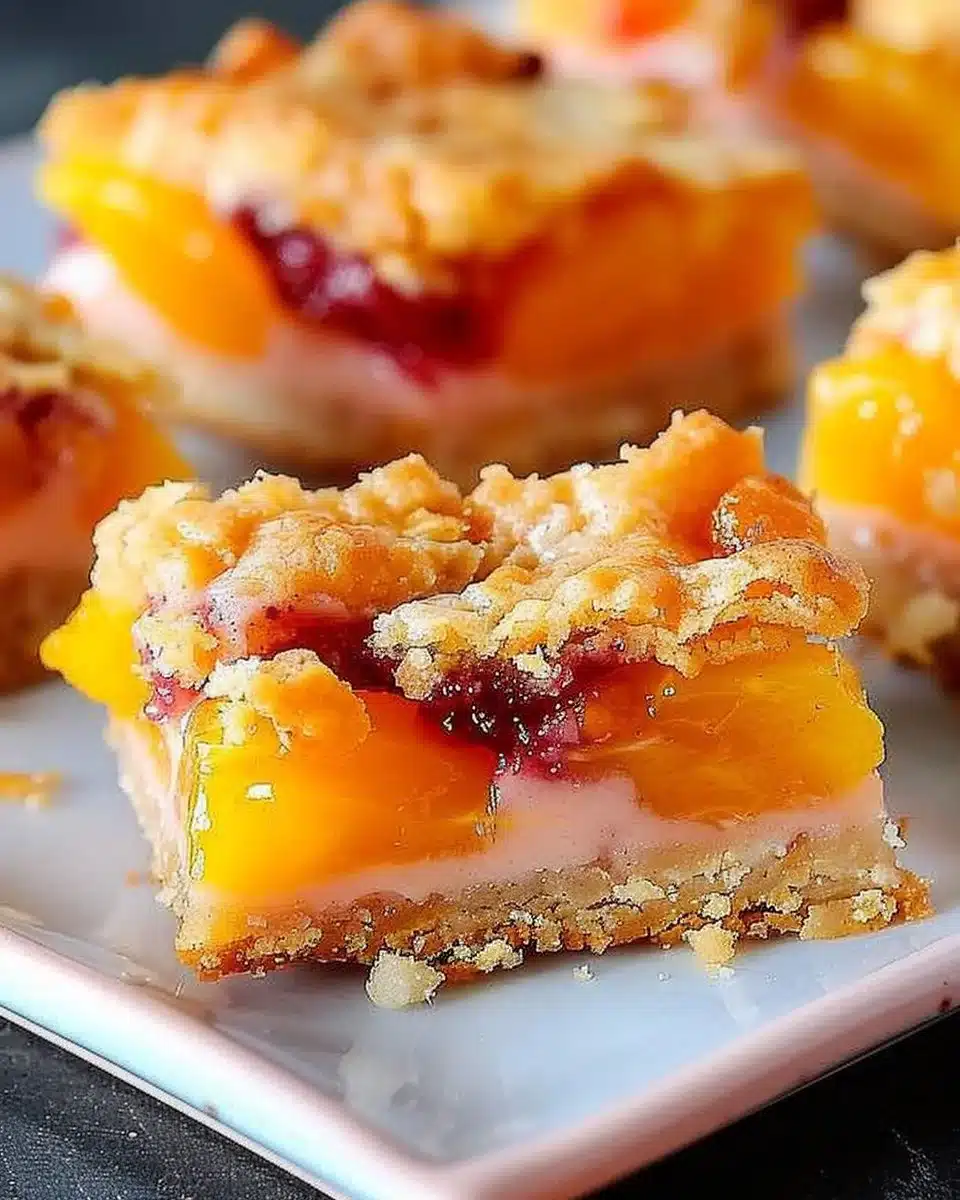 Fruity Nectarine Bars