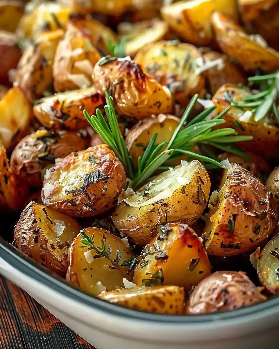 Garlic Herb Roasted Potatoes