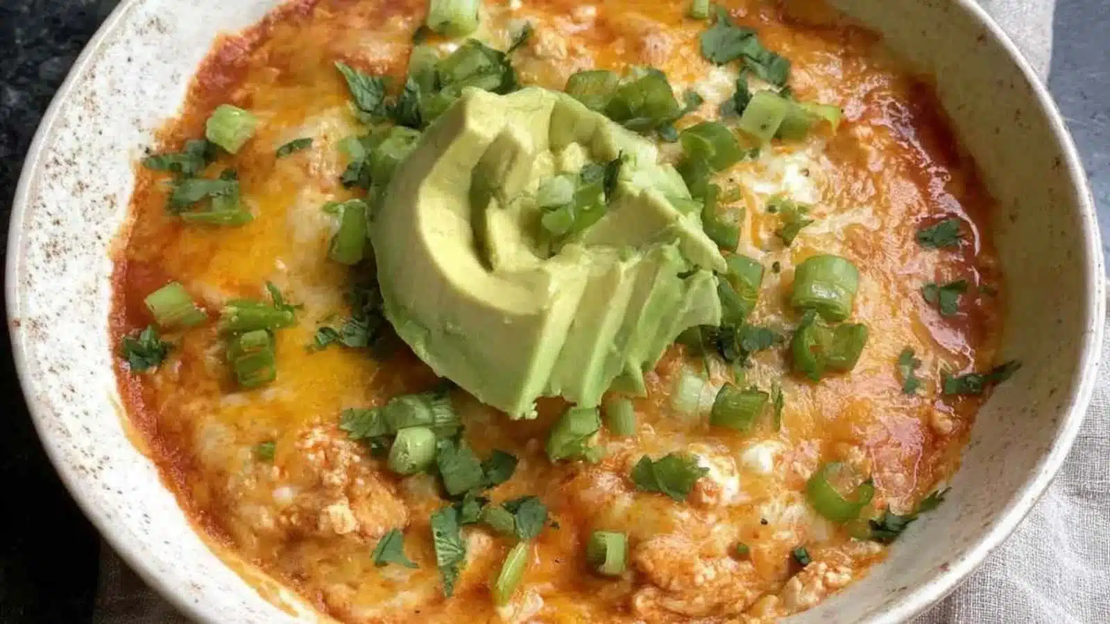 High Protein Cottage Cheese Enchilada Bowl
