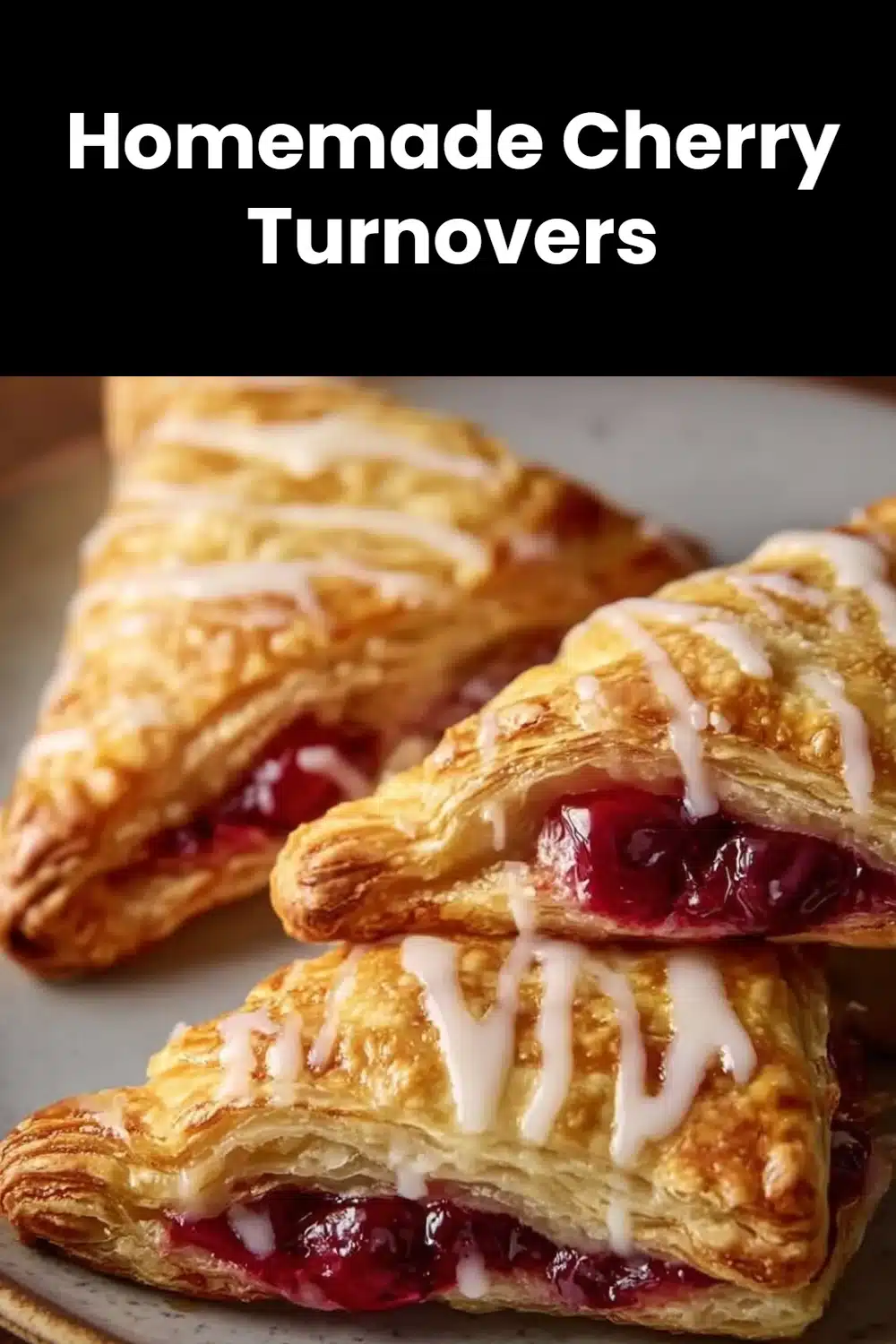 Homemade Cherry Turnovers