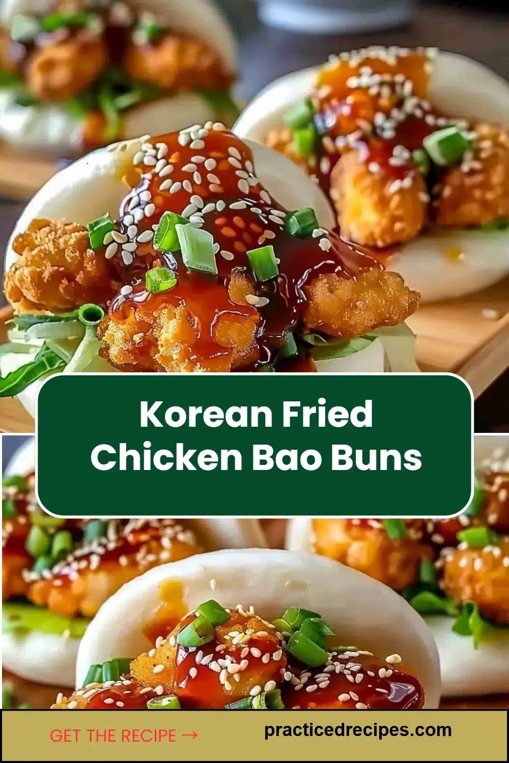 Korean Fried Chicken Bao Buns