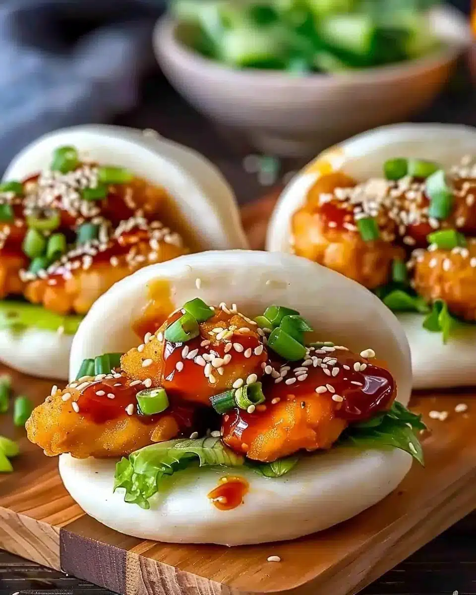 Mouthwatering Korean Fried Chicken Bao Buns for Your Next Party