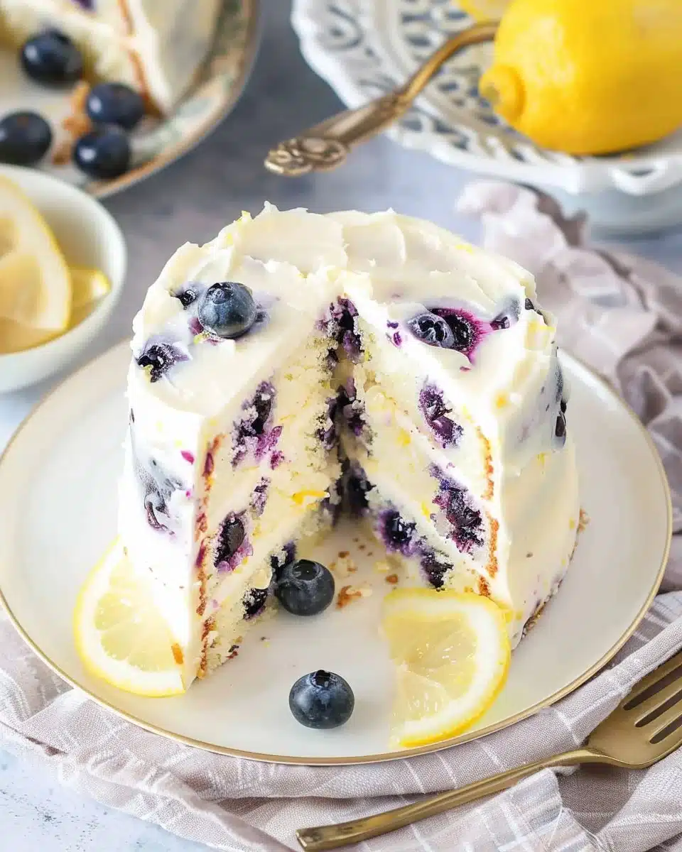 Lemon Blueberry Cake