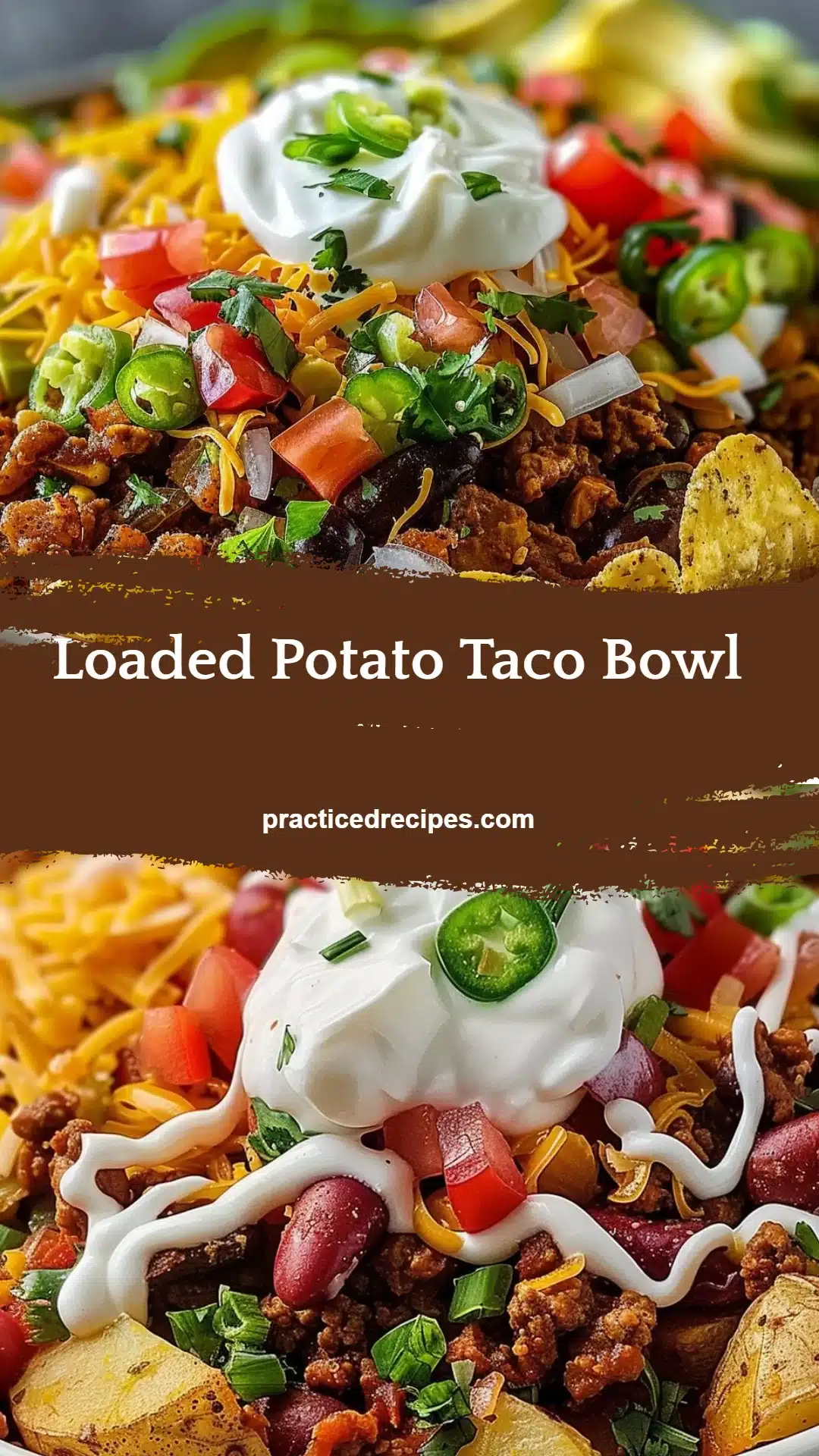 Loaded Potato Taco Bowl