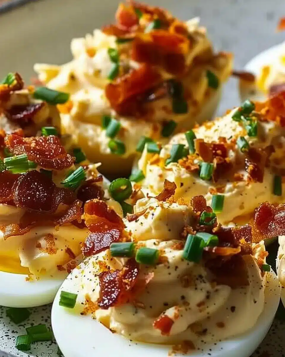 Million Dollar Bacon Deviled Eggs
