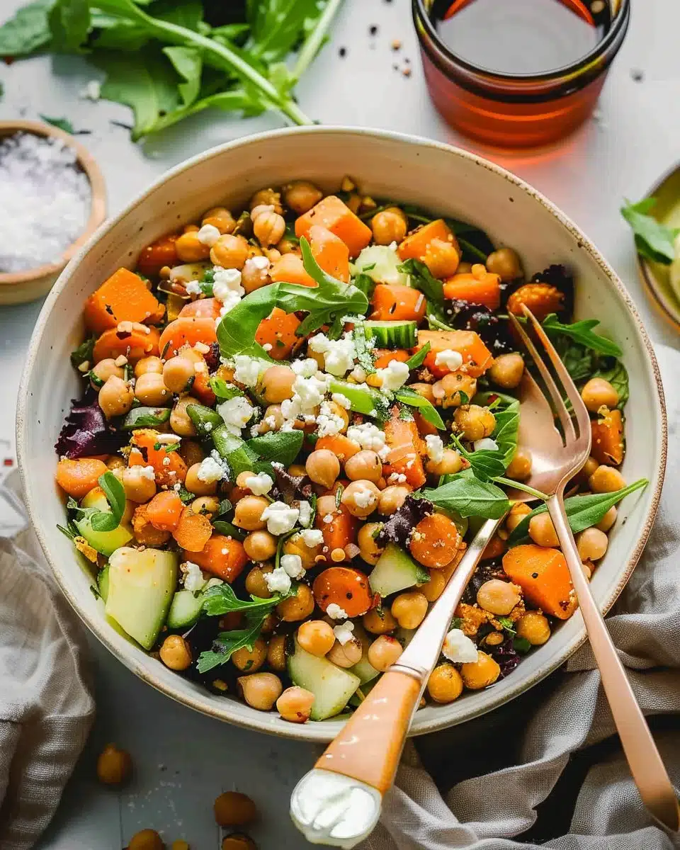 Moroccan Chickpea Carrot Salad