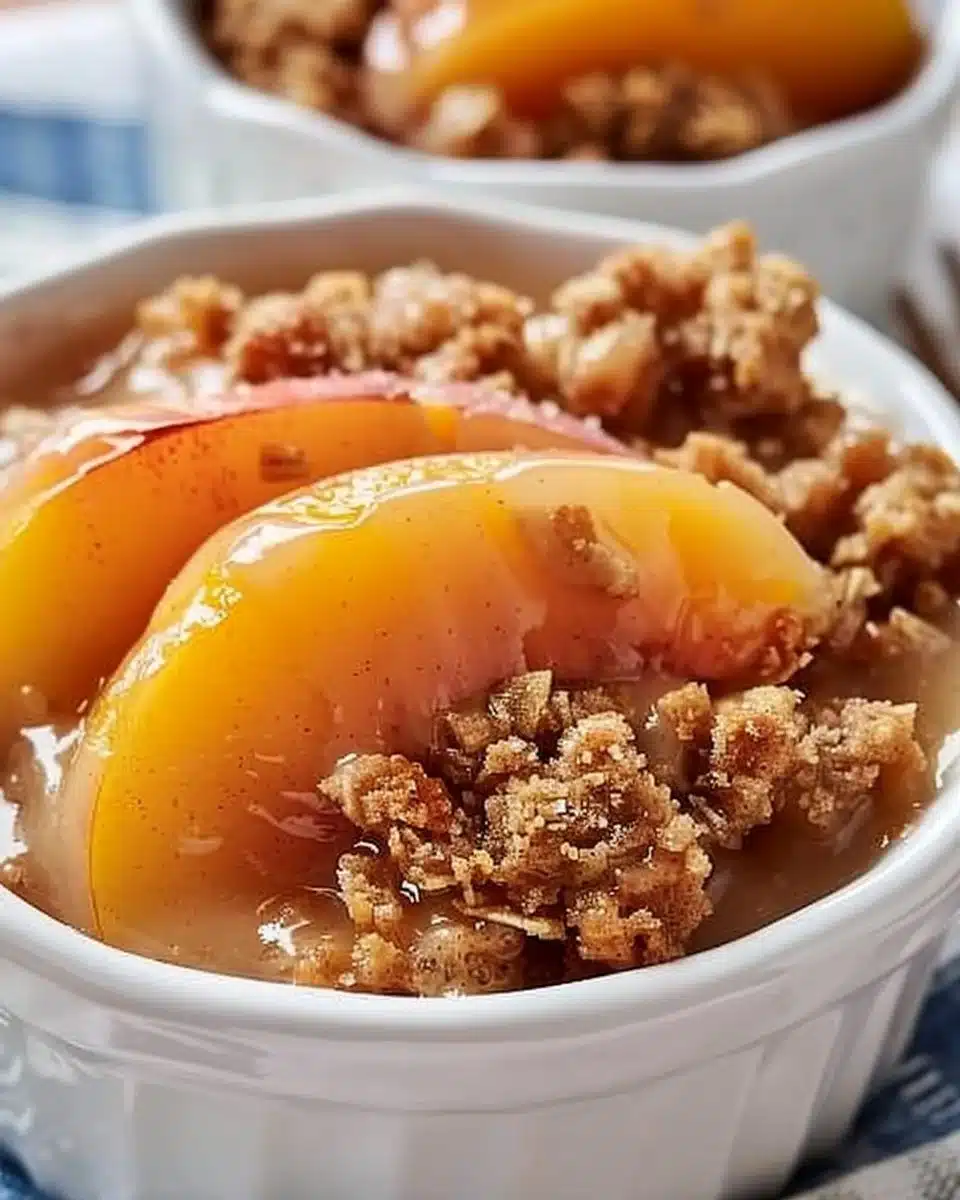 Nectarine Brown Sugar Crisp