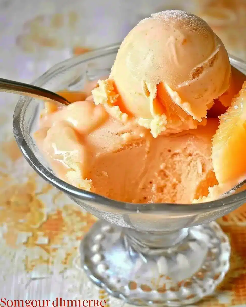 Nectarine Frozen Yogurt