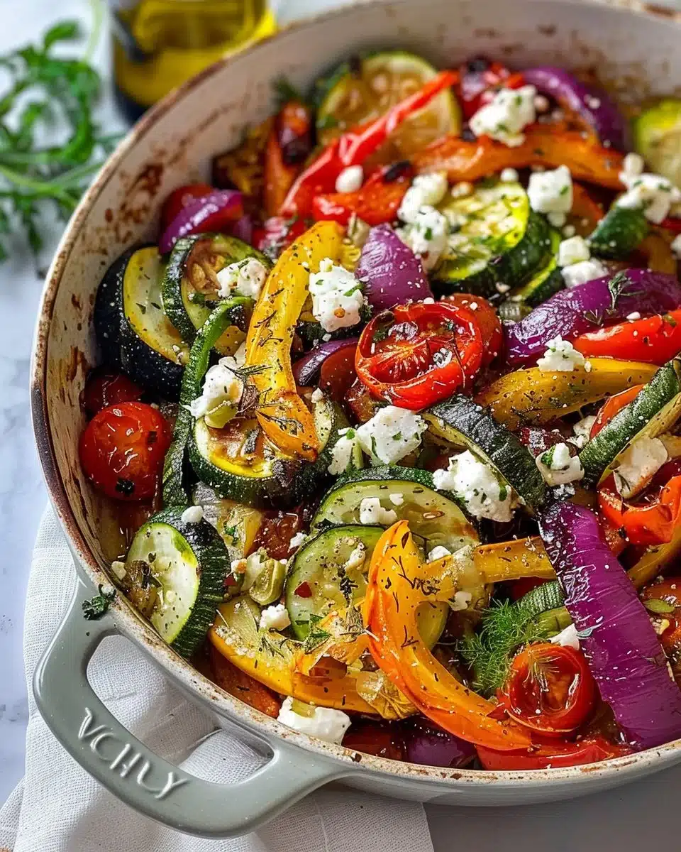 One Pan Greek Vegetables