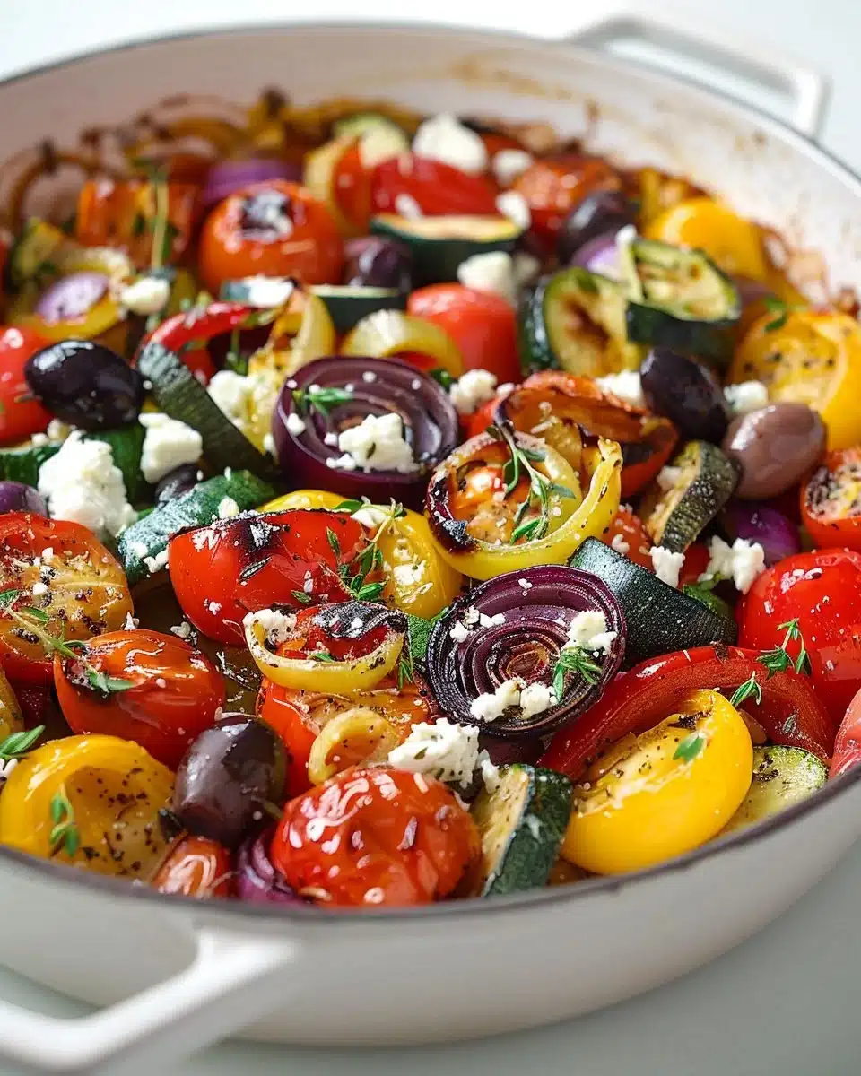 One Pan Greek Vegetables