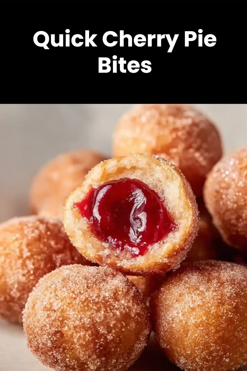 Quick Cherry Pie Bites