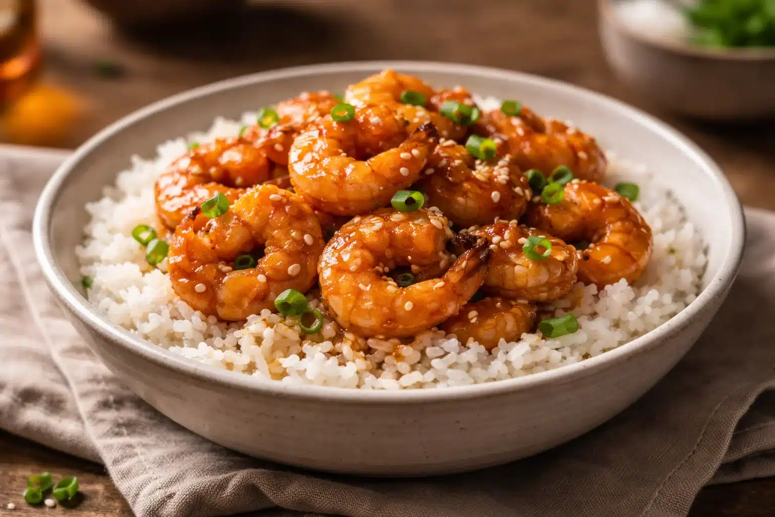 Quick & Tasty High Protein Honey Garlic Shrimp Recipe