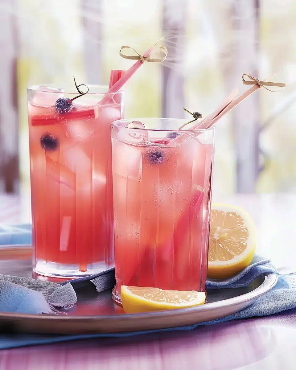 Rhubarb Lemonade | RICARDO