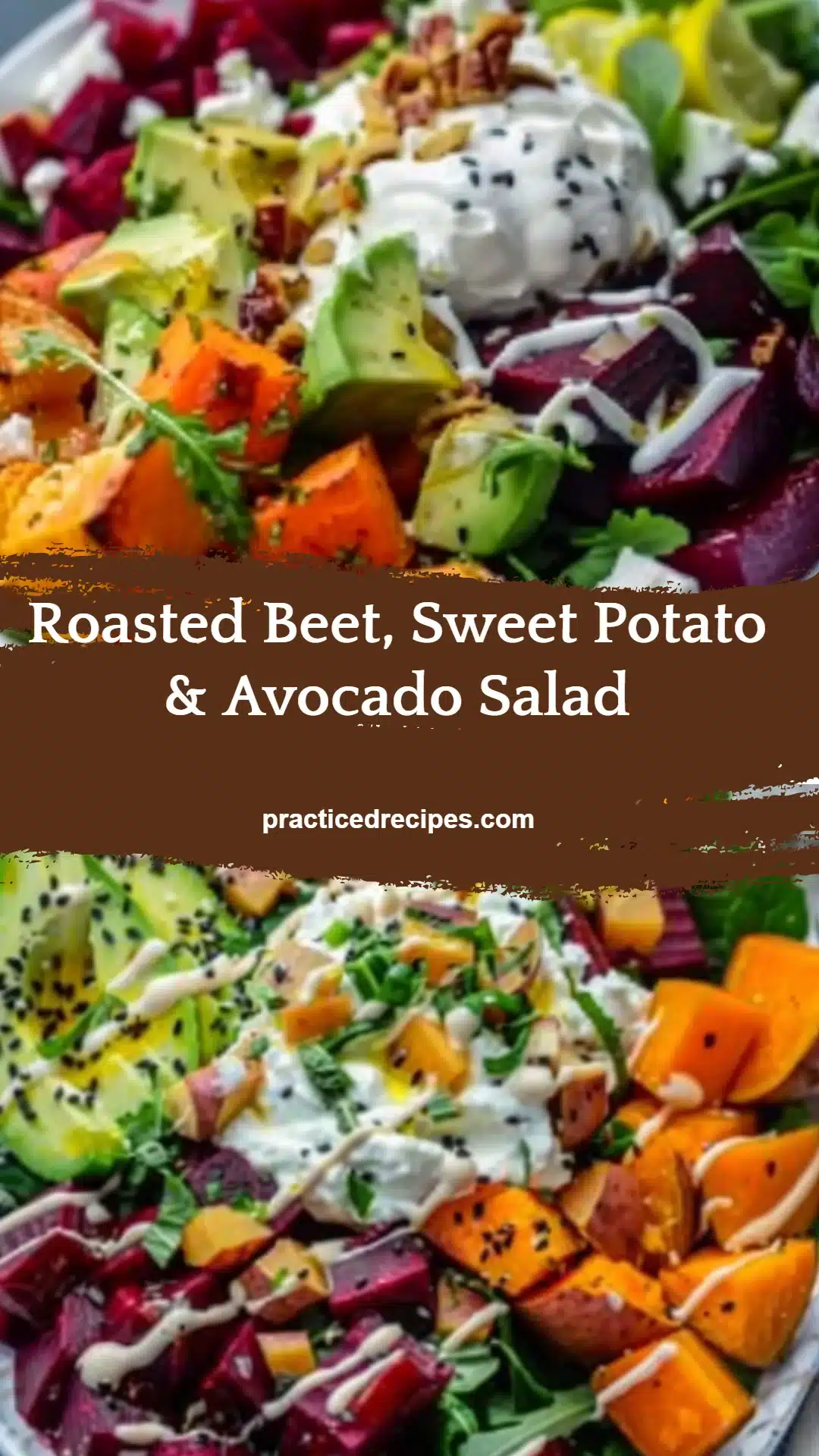 Roasted Beet, Sweet Potato & Avocado Salad