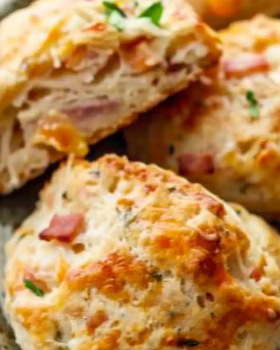 Savory Ham & Cheese Scones