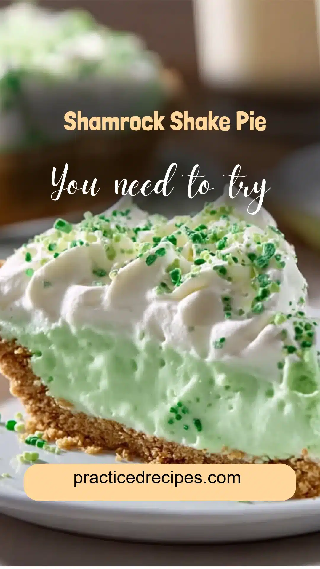 Shamrock Shake Pie