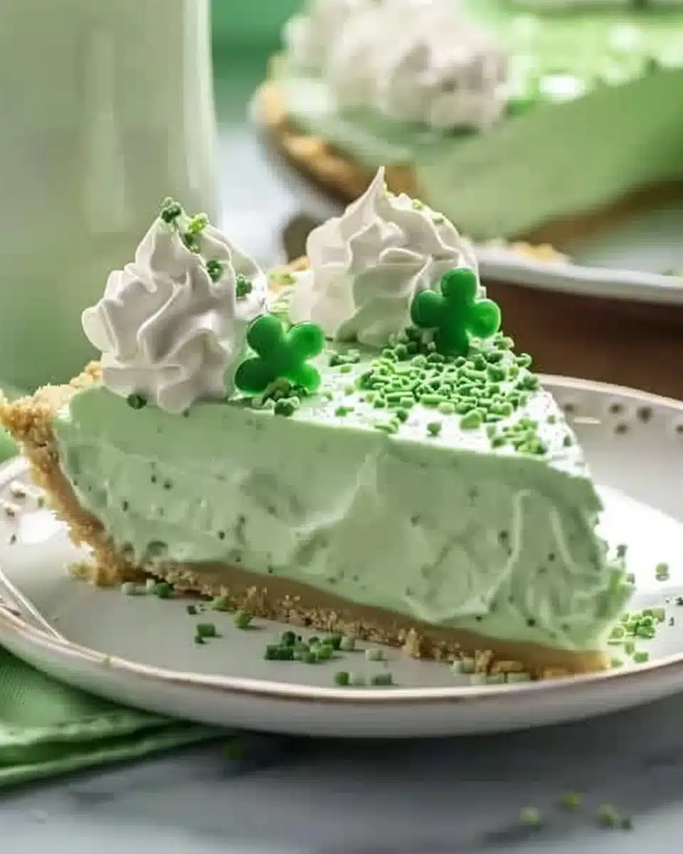 Shamrock Shake Pie