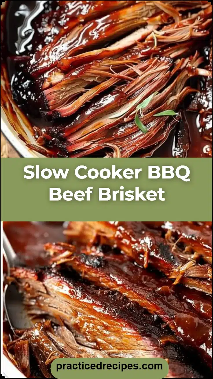 Slow Cooker BBQ Beef Brisket
