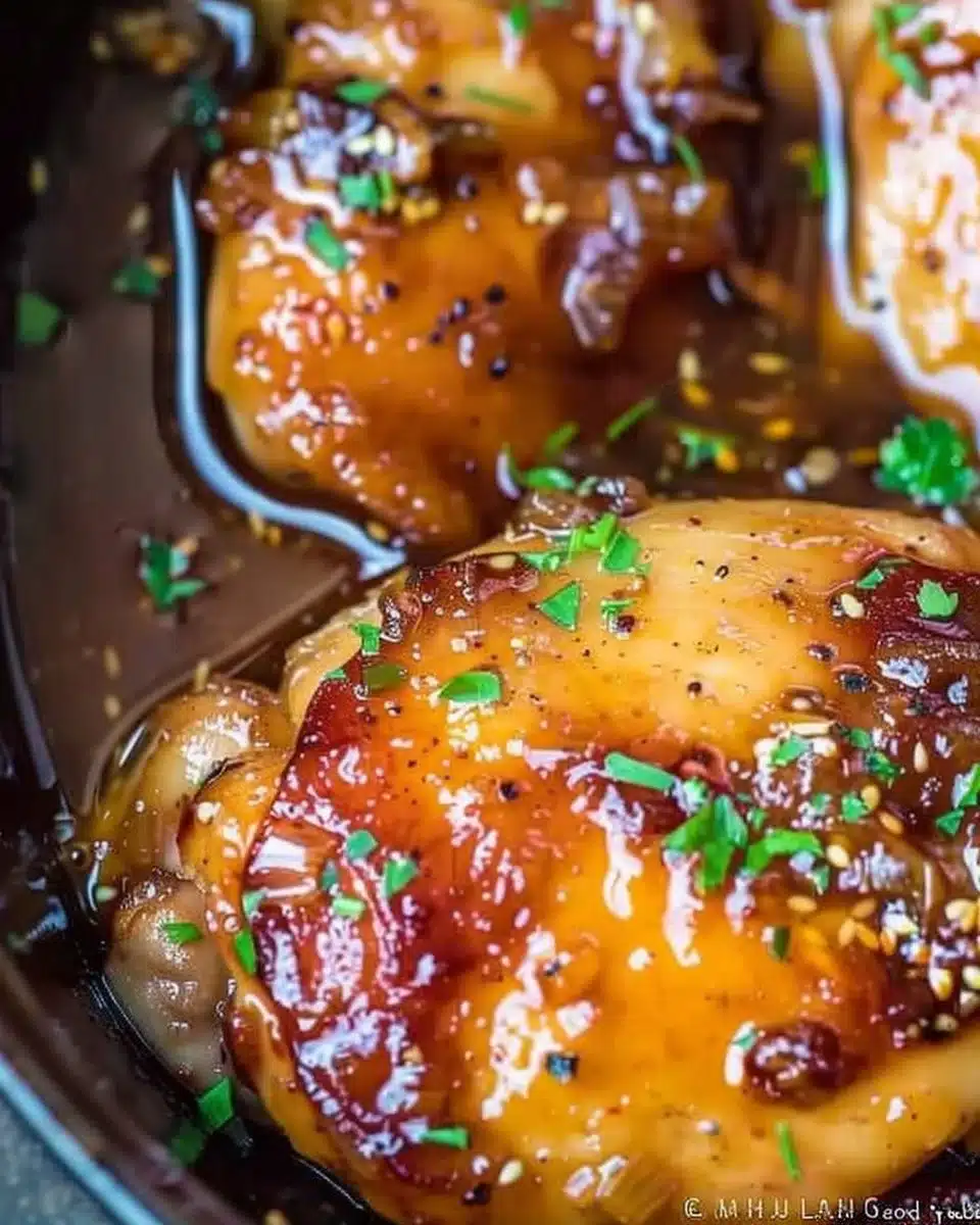 Slow Cooker Brown Sugar Garlic Chicken
