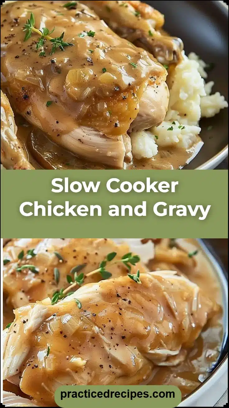 Slow Cooker Chicken and Gravy