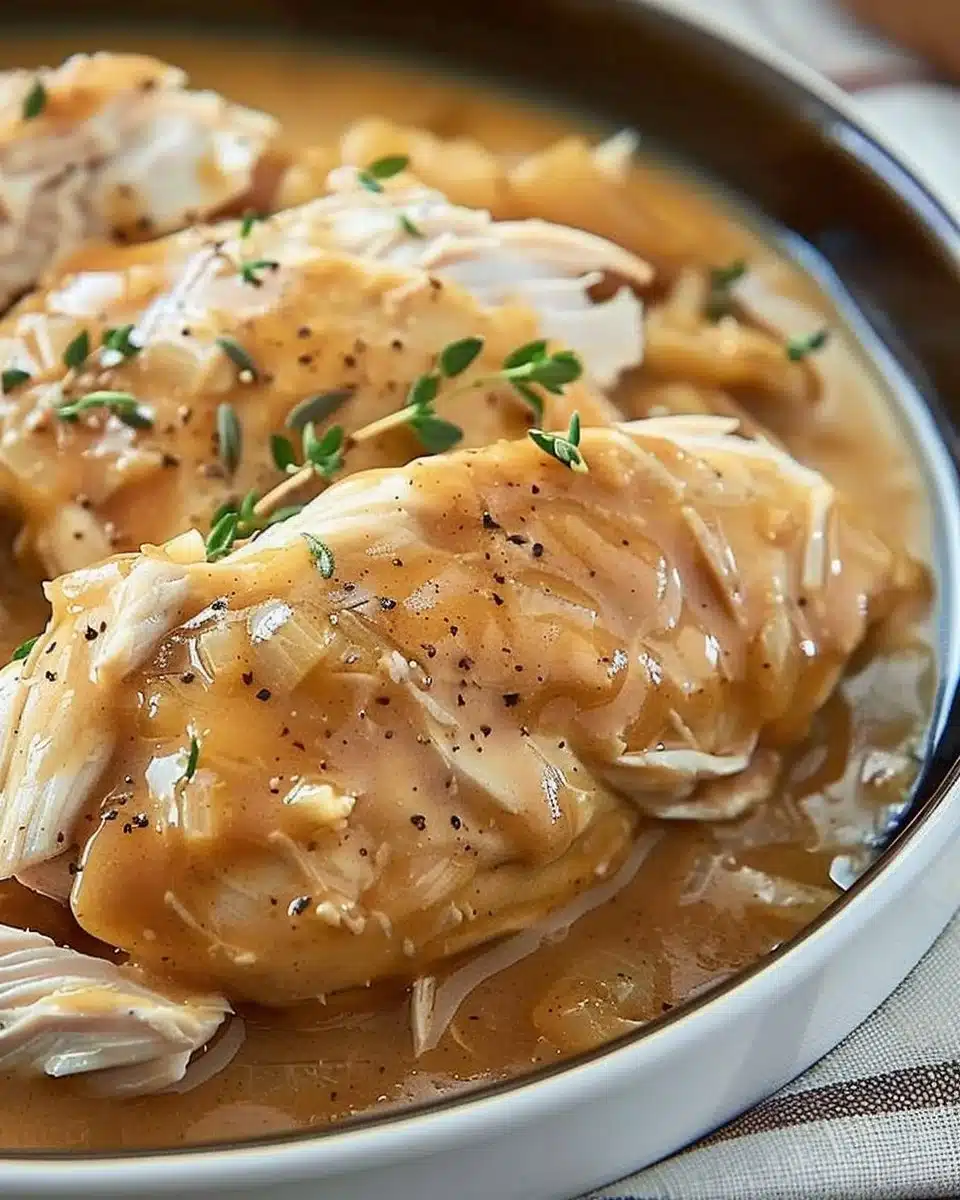 Slow Cooker Chicken and Gravy