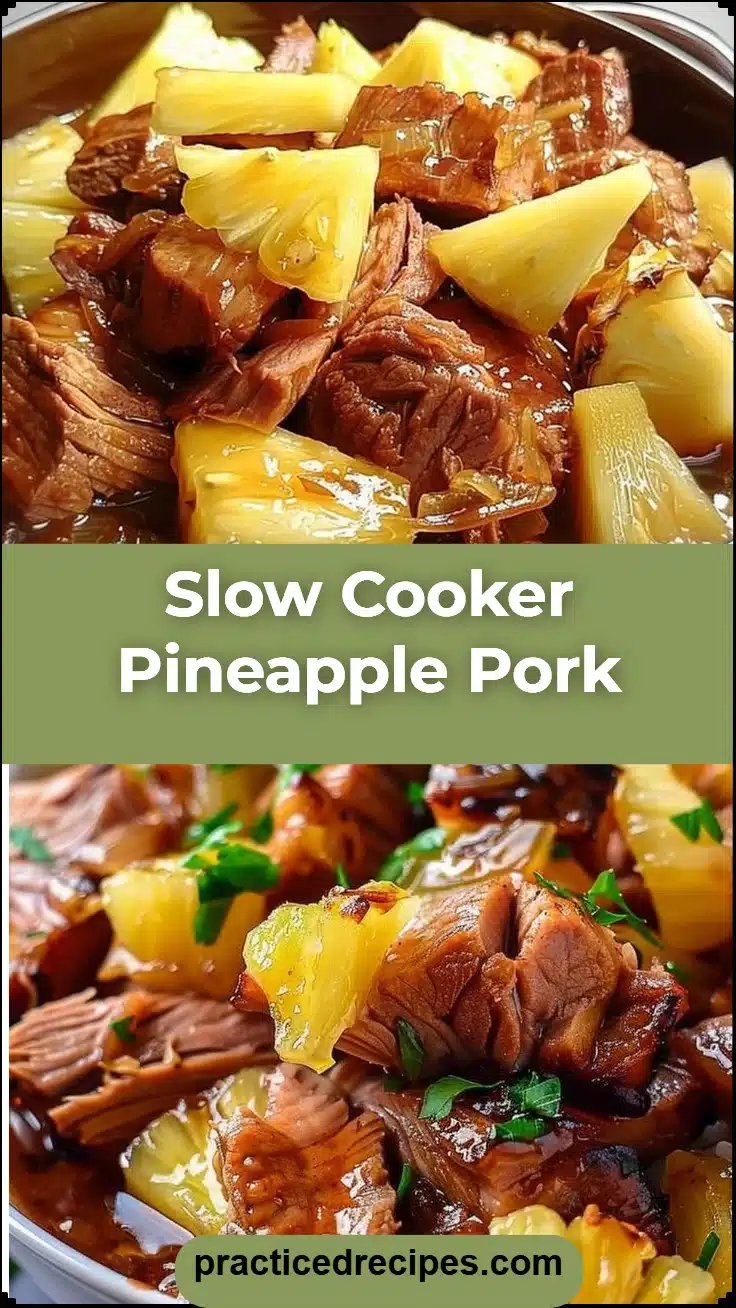 Slow Cooker Pineapple Pork