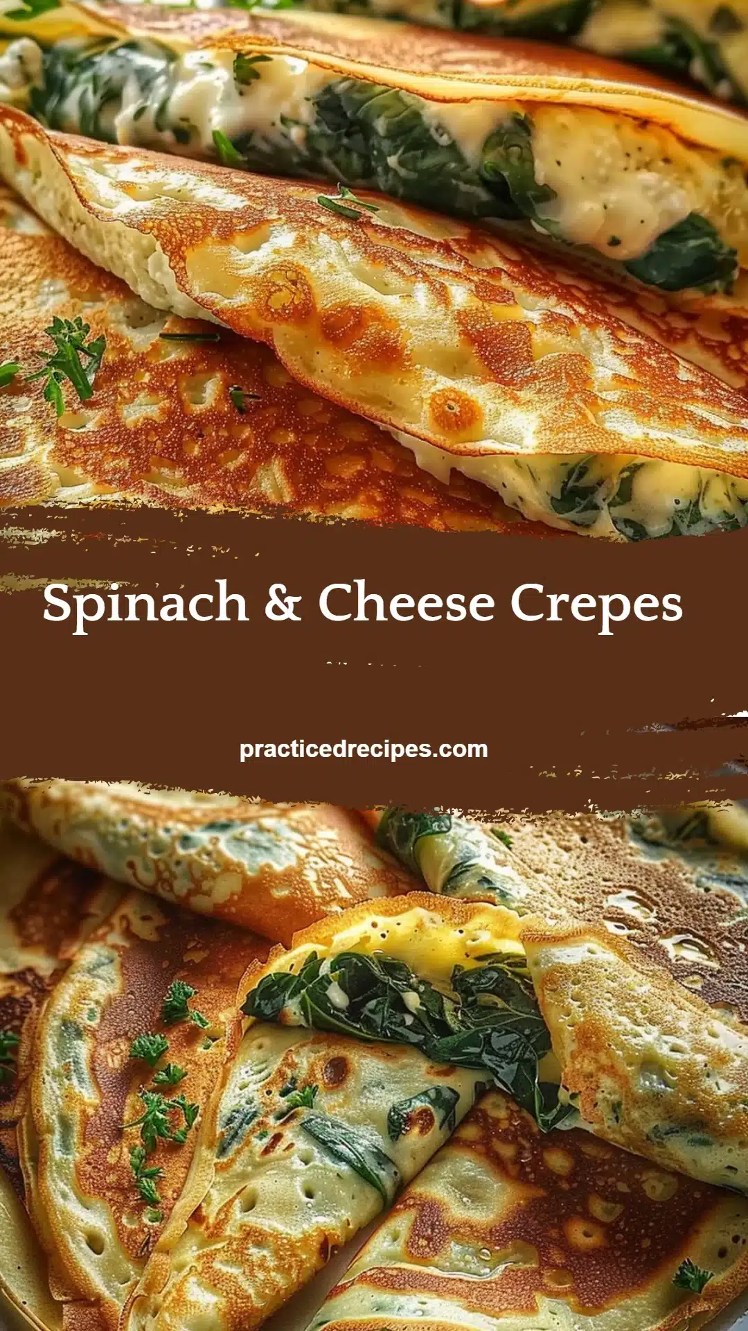 Spinach & Cheese Crepes