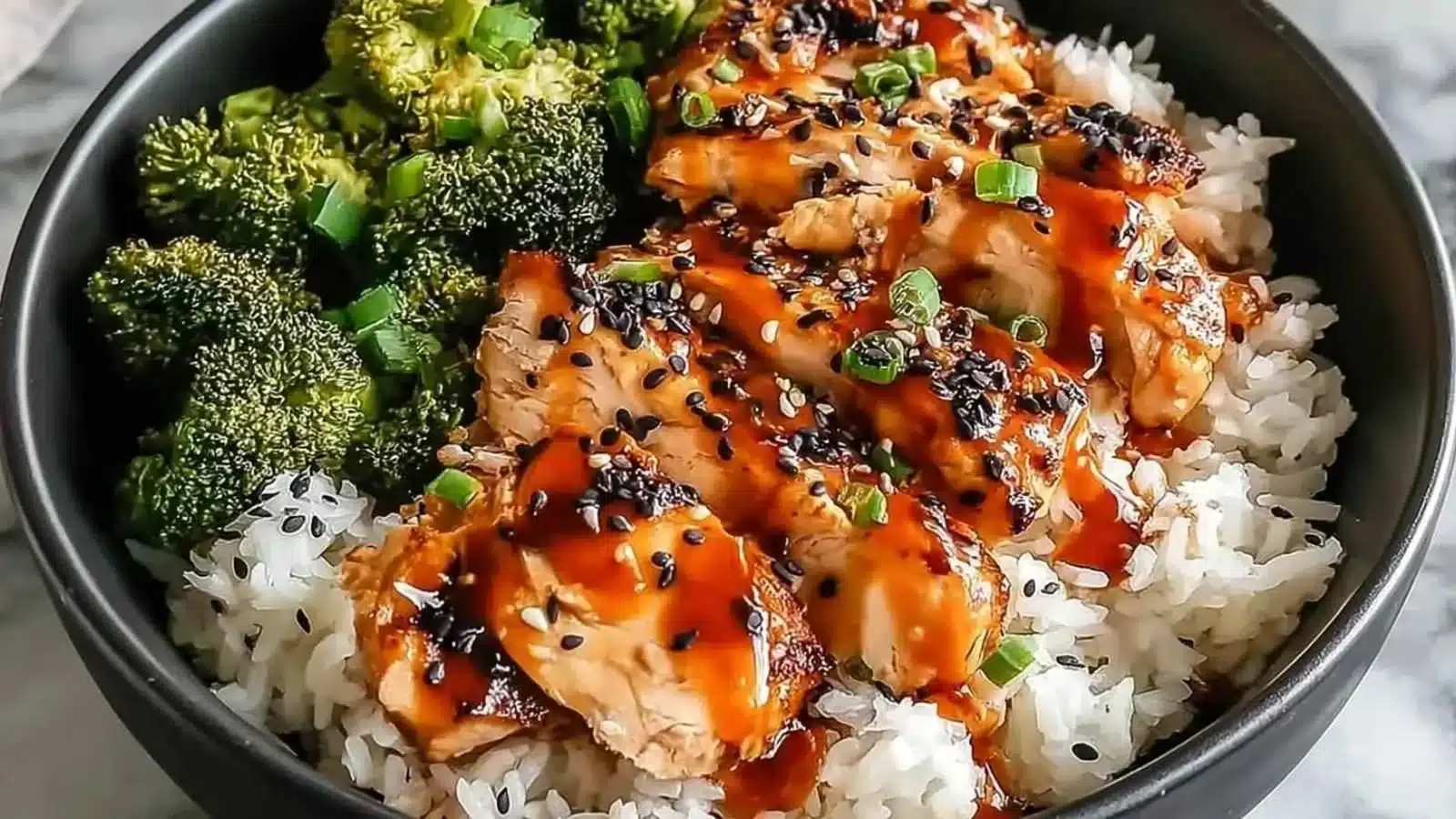 Sticky Chicken Rice Bowls