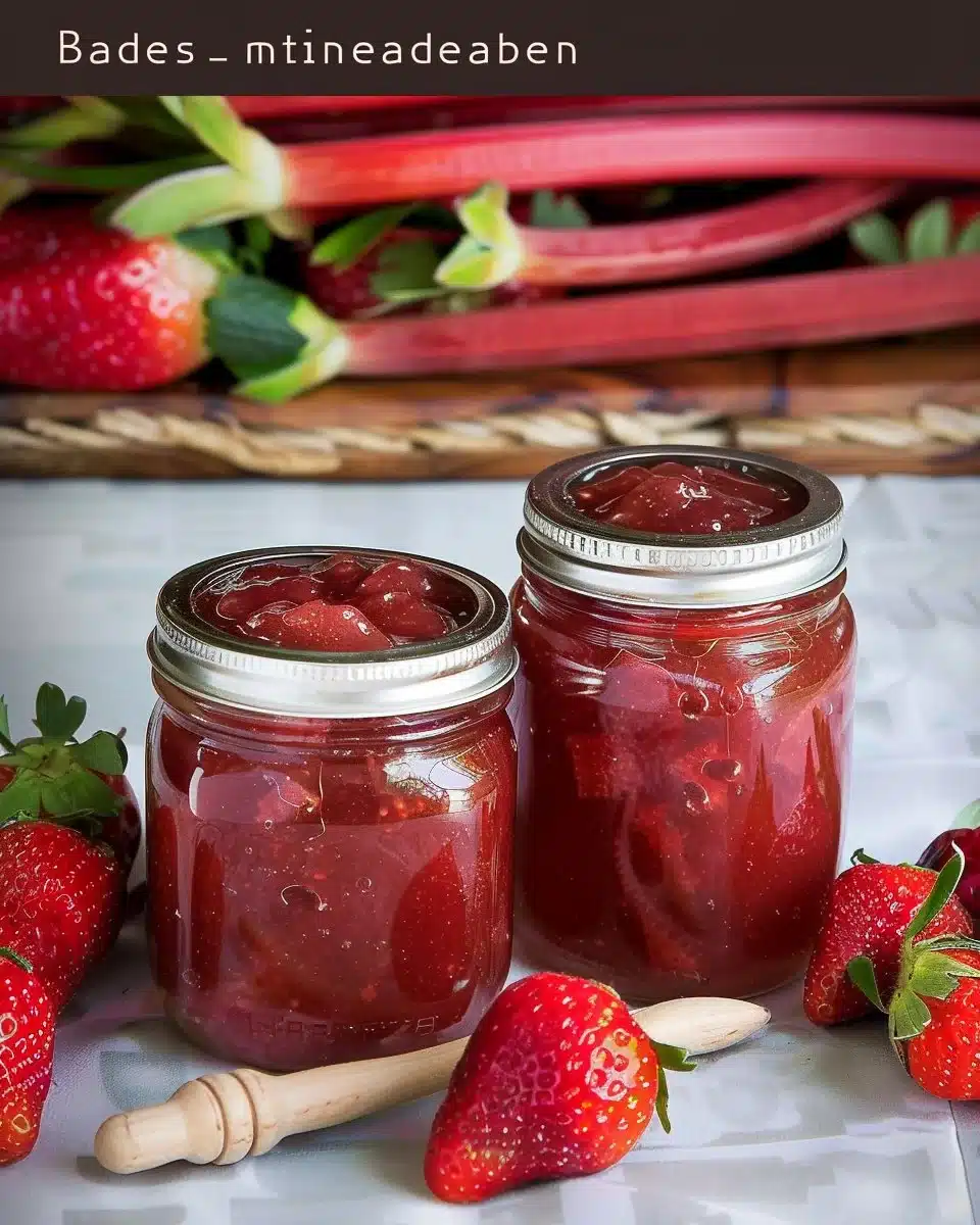 Strawberry Rhubarb Jam