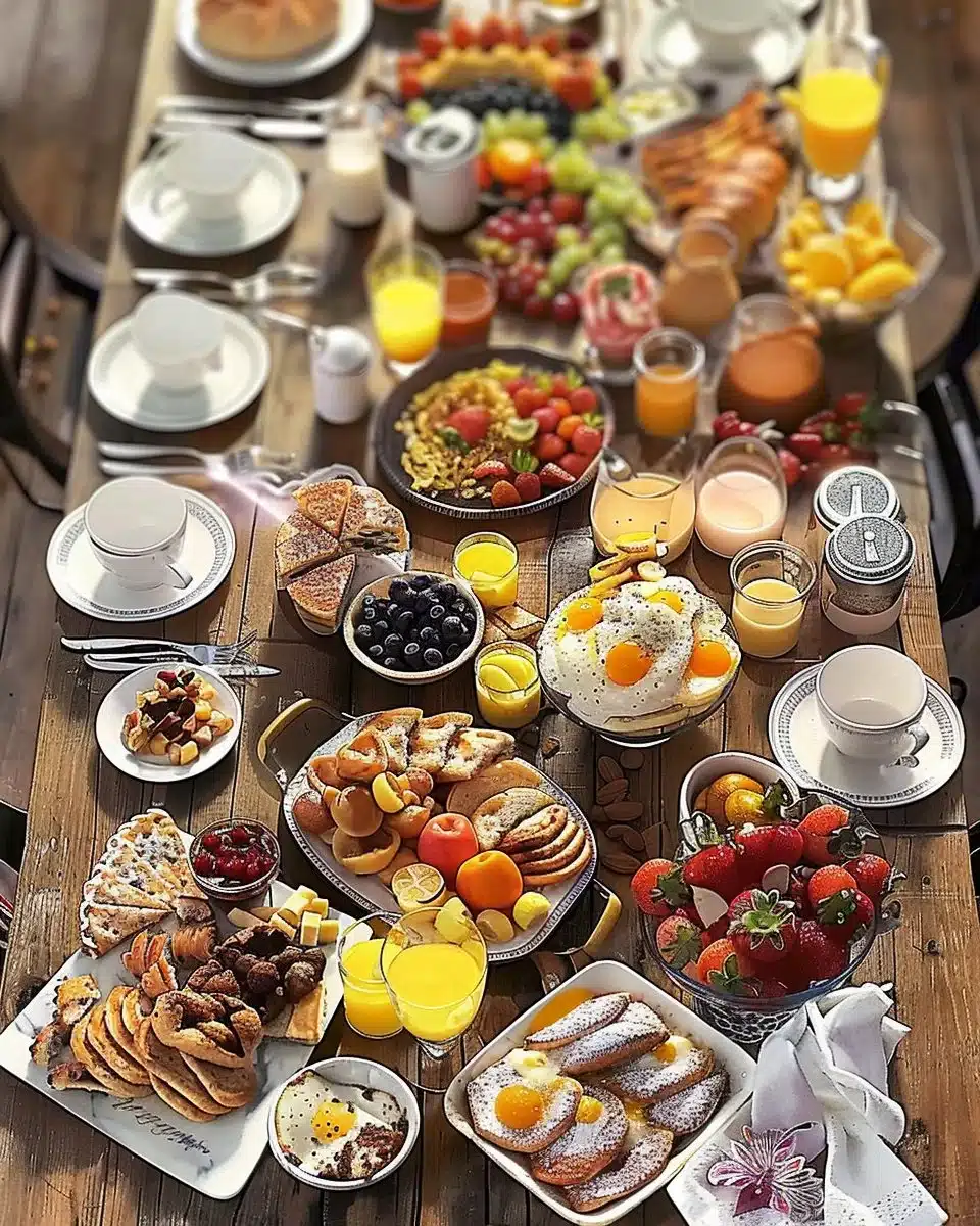 Brunch Spread with Friends