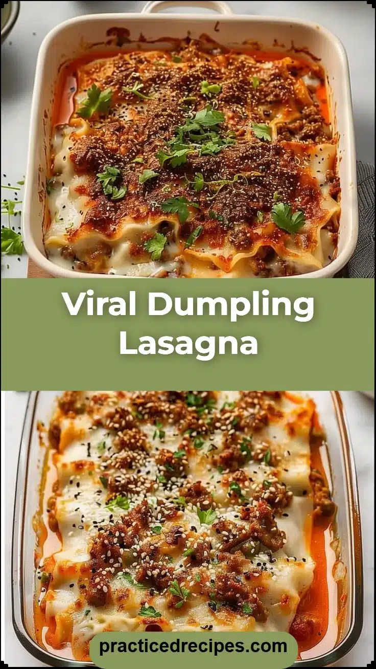 Viral Dumpling Lasagna