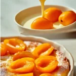 Delicious Apricot Flaugnarde with fresh apricots baked in a creamy custard.