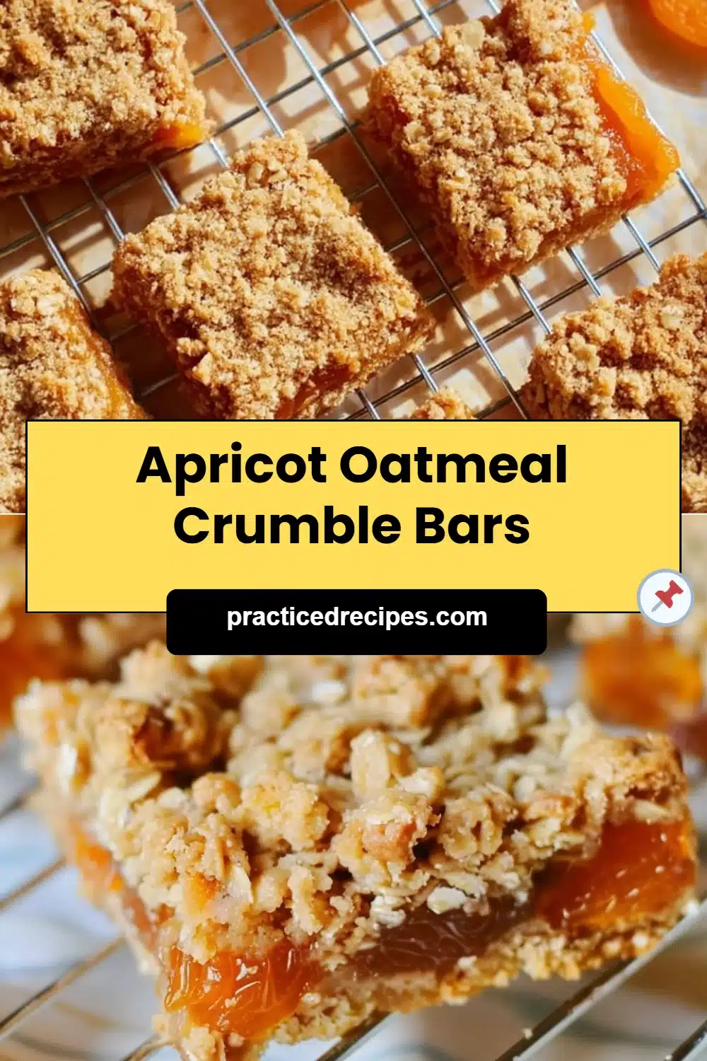 Apricot Oatmeal Crumble Bars