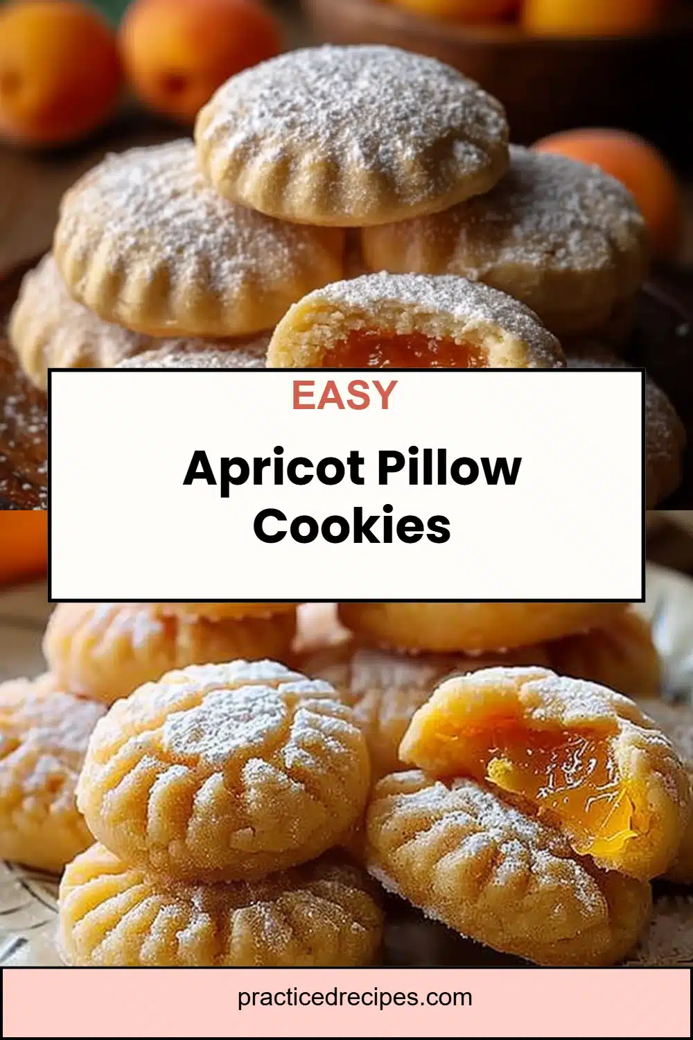 Apricot Pillow Cookies