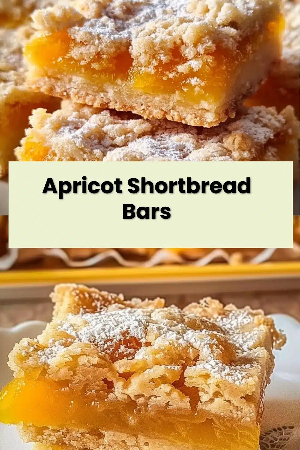 Apricot Shortbread Bars