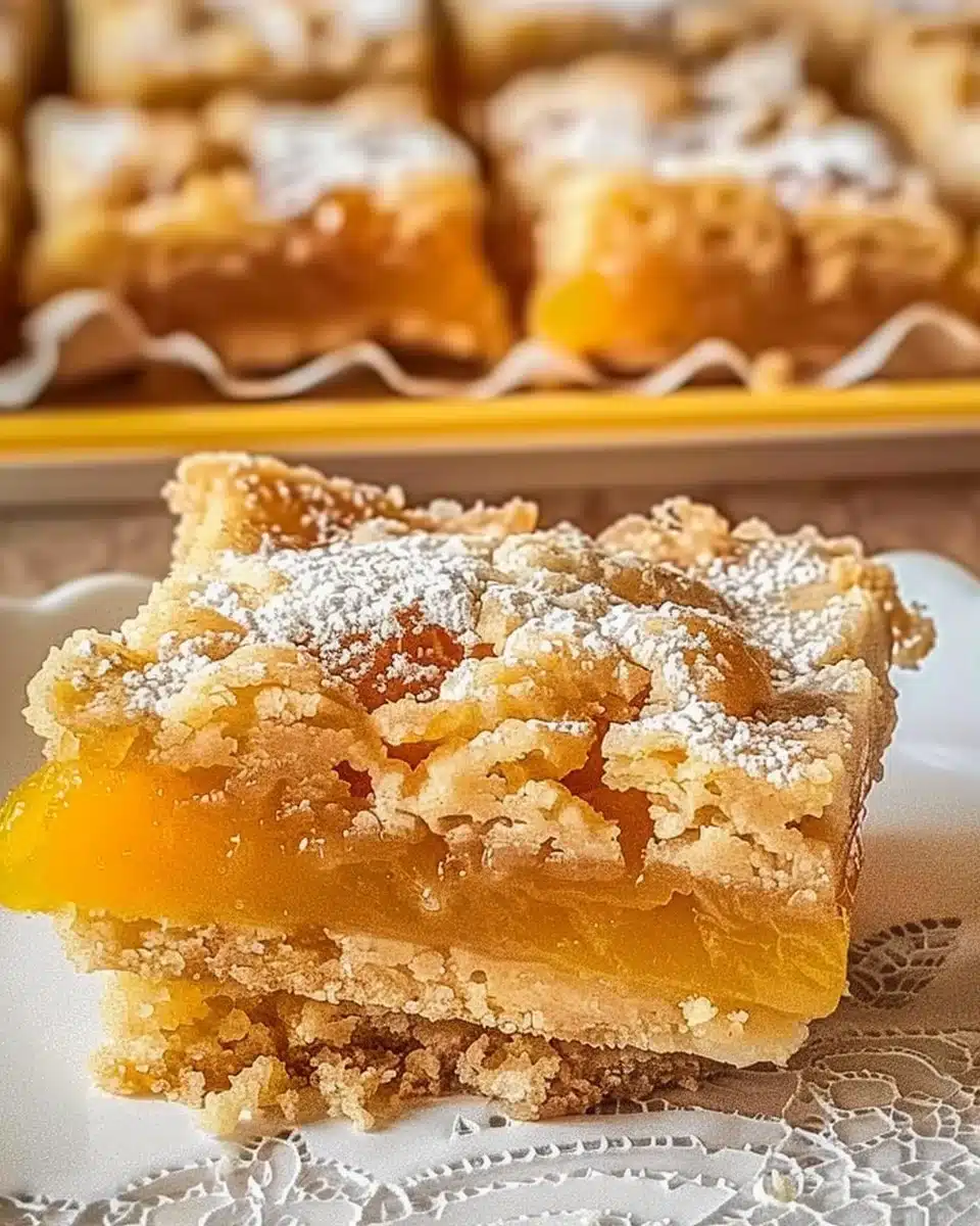 Apricot Shortbread Bars