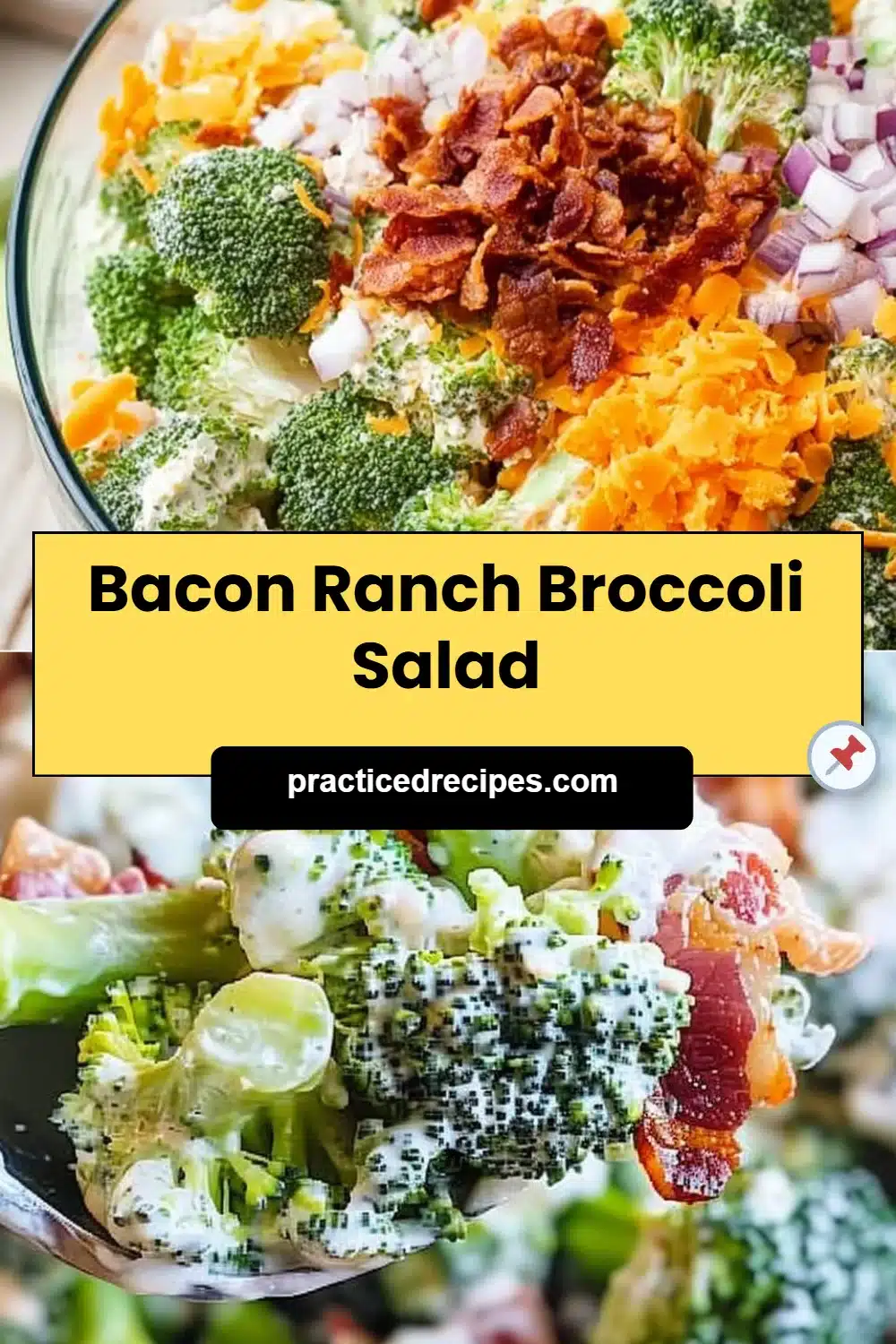 Bacon Ranch Broccoli Salad