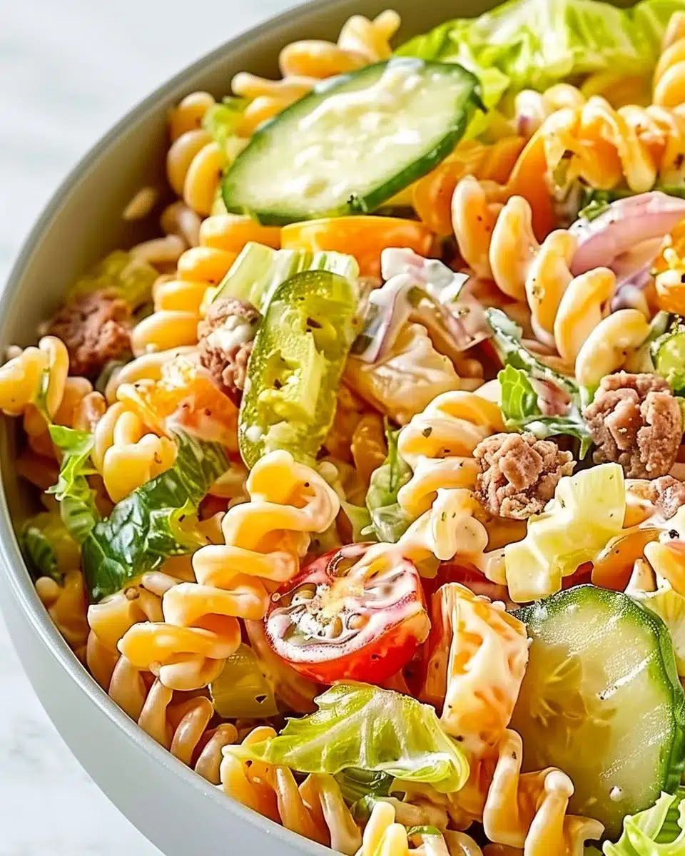 Big Mac Pasta Salad