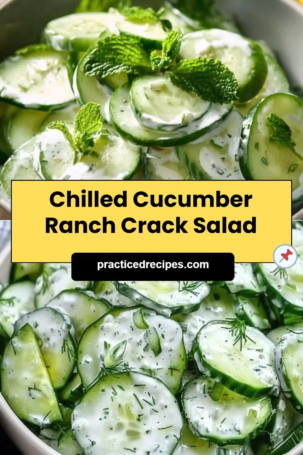 Chilled Cucumber Ranch Crack Salad
