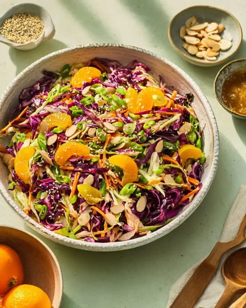 Chopped Chicken Salad topped with sesame dressing, fresh veggies, and grilled chicken.