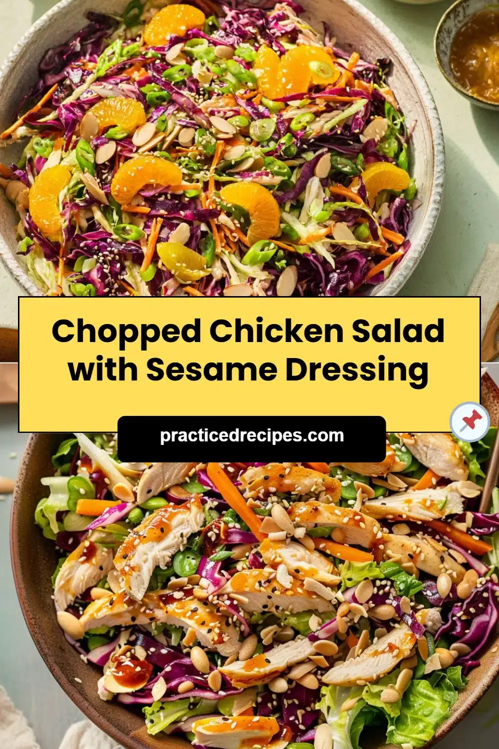 Chopped Chicken Salad with Sesame Dressing