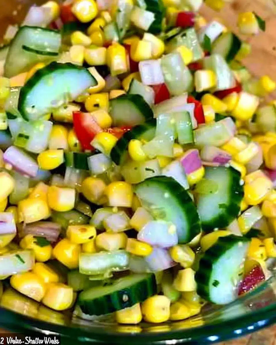 Corn & Cucumber Picnic Salad