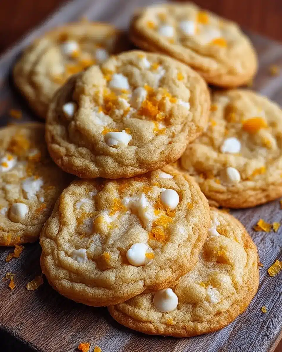 Delicious Creamsicle Orange Cookies with a citrusy twist and creamy filling.