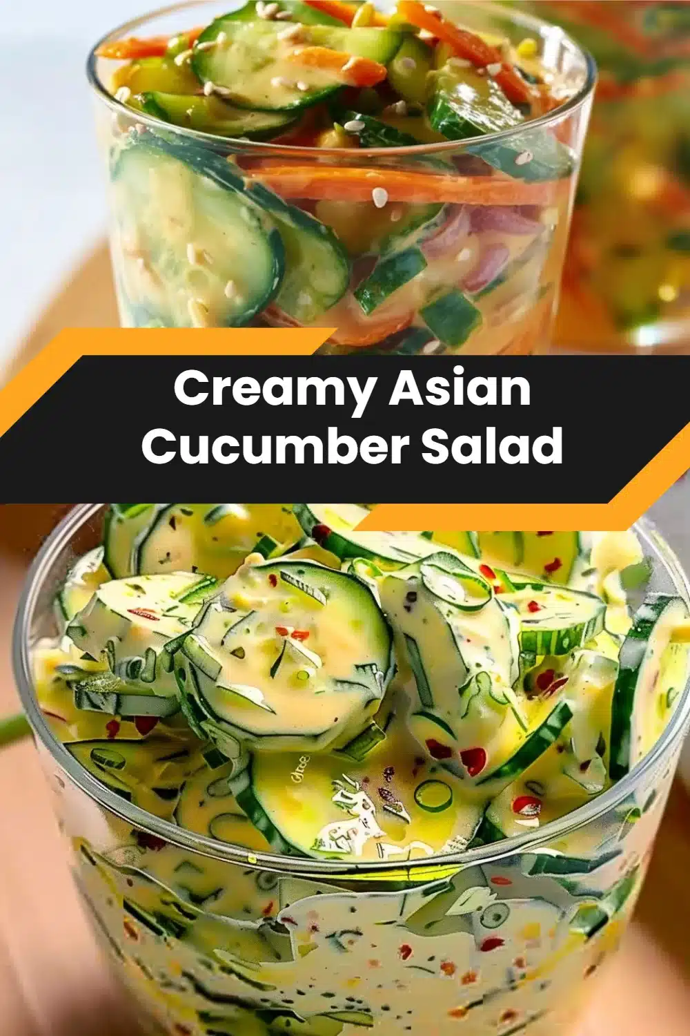Creamy Asian Cucumber Salad