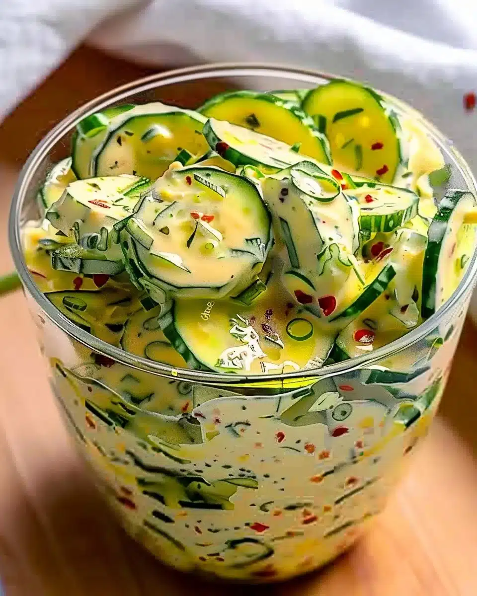 Viral Creamy Asian Cucumber Salad — Easy & Addictive
