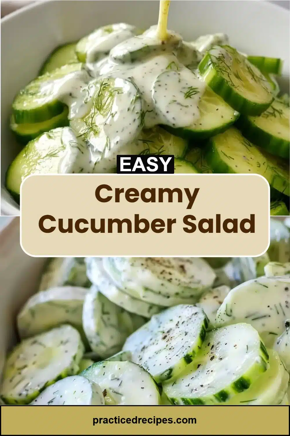 Creamy Cucumber Salad