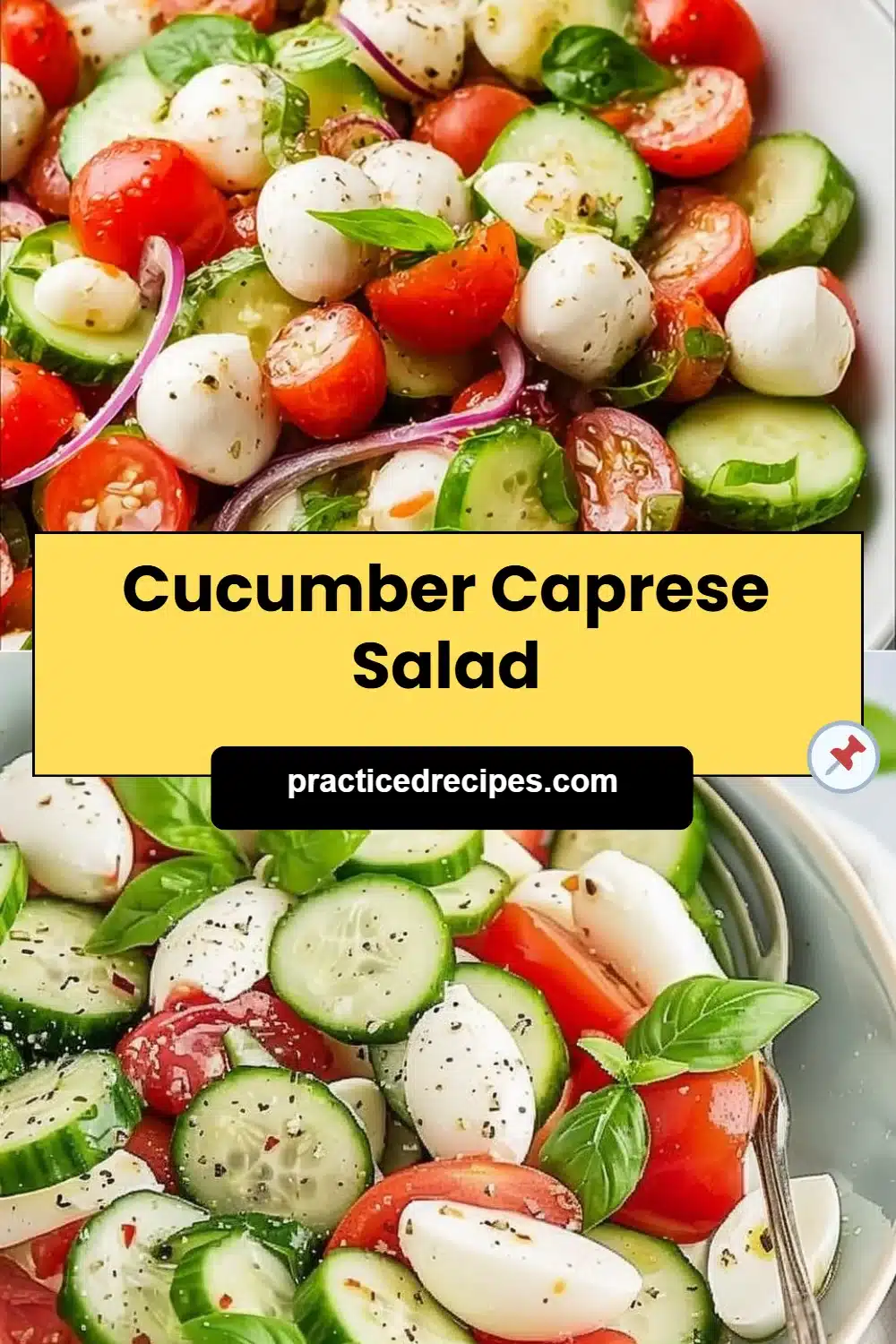 Cucumber Caprese Salad