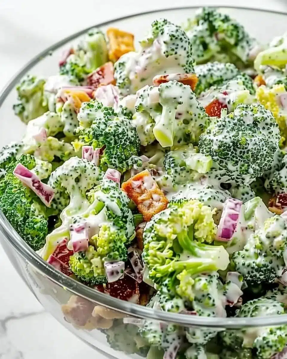 Delicious Broccoli Ranch Salad