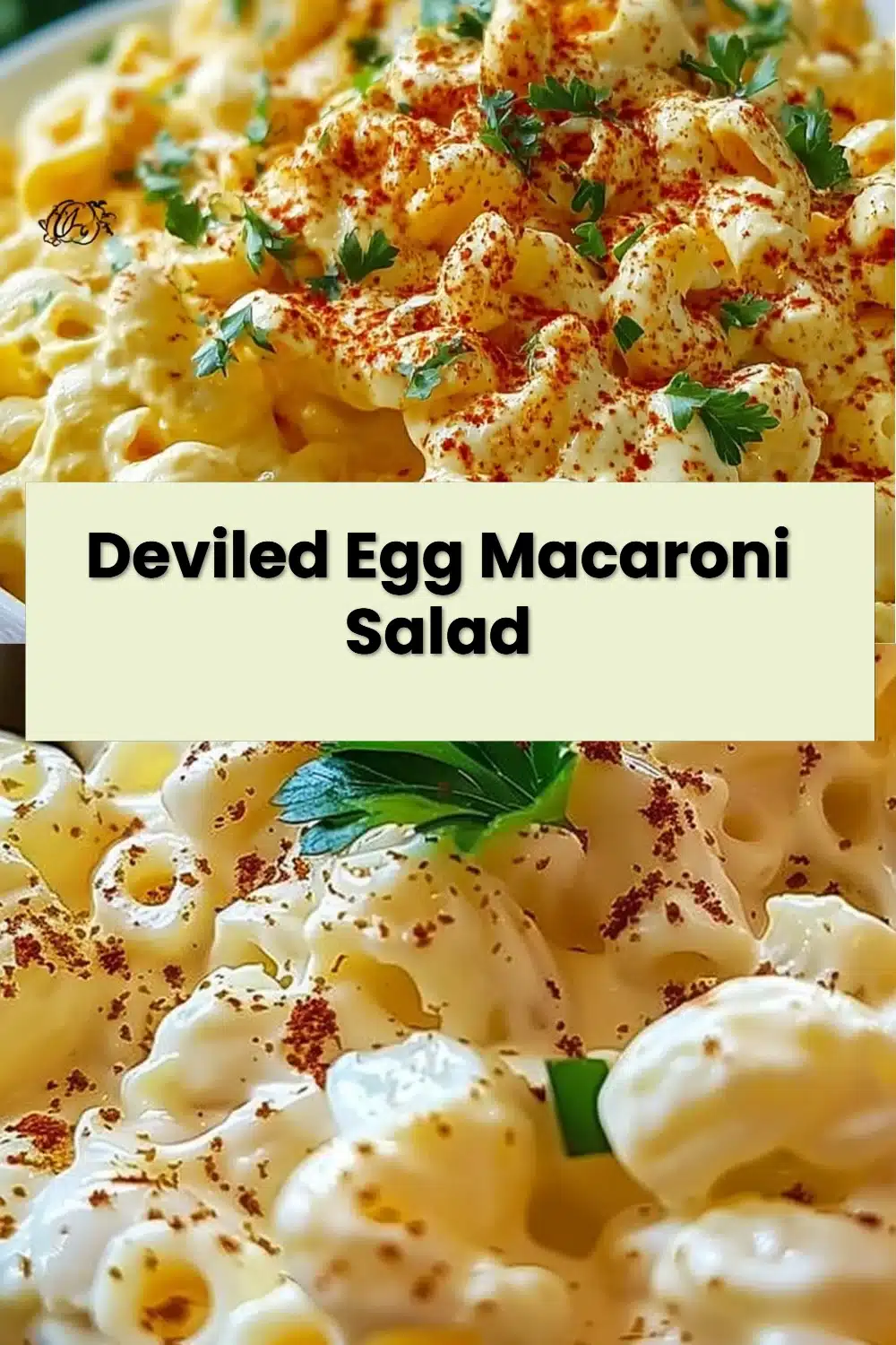 Deviled Egg Macaroni Salad