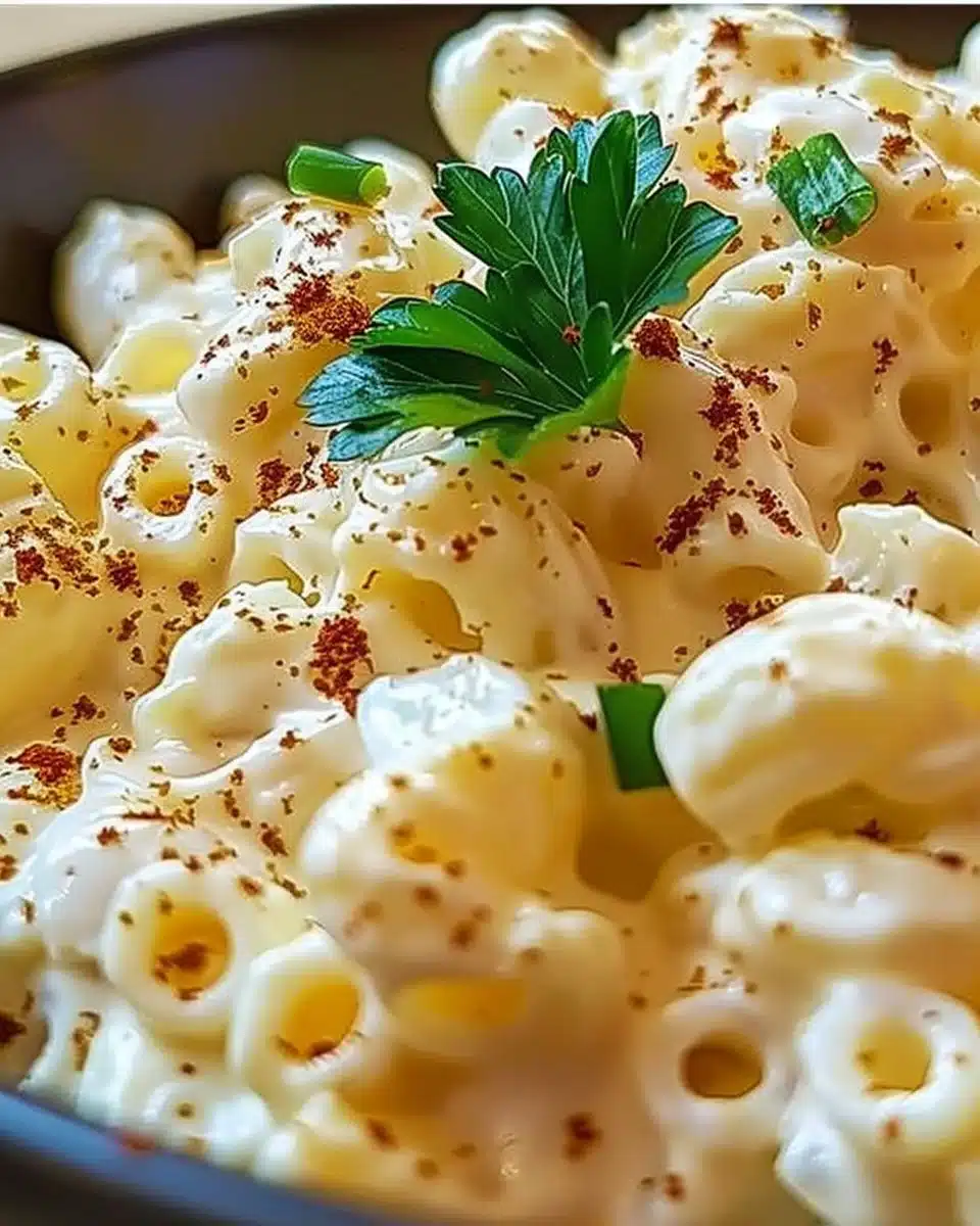 Deviled Egg Macaroni Salad